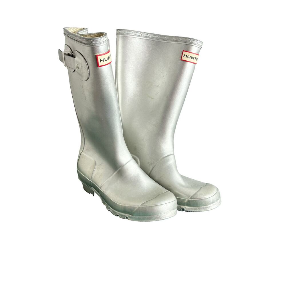 Silver Hunter Boots